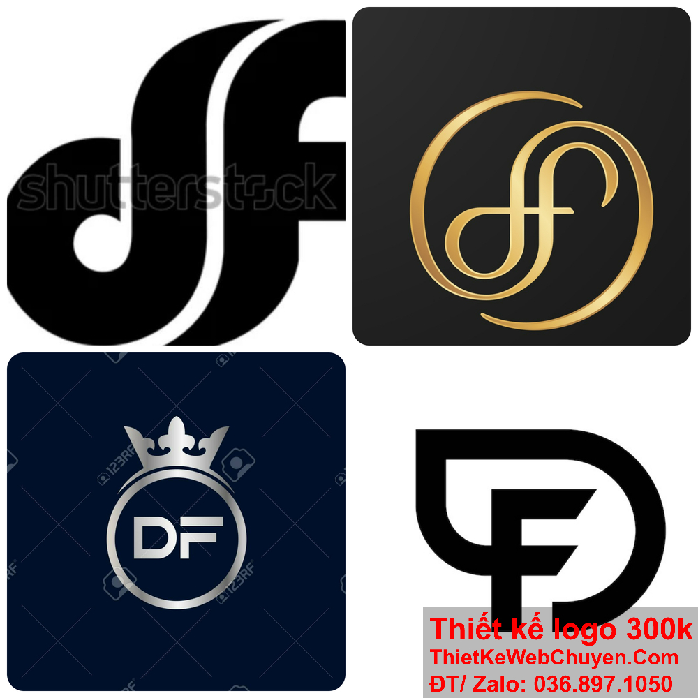 Quá trình thiết kế Logo DF đòi hỏi sự sáng tạo và kỹ lưỡng. Logo DF dễ dàng nhận diện trên các nền tảng truyền thông.