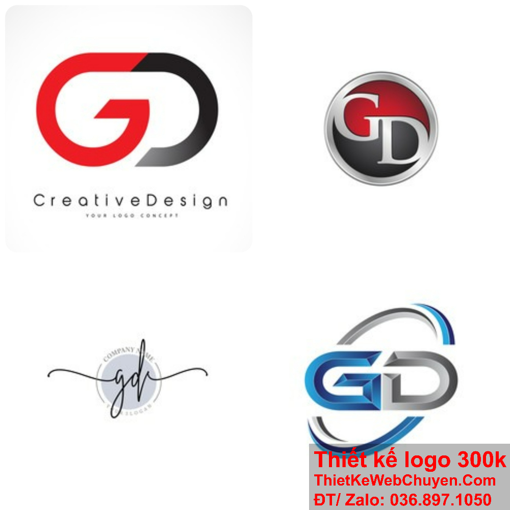 Logo GD giúp thương hiệu của bạn nổi bật hơn.
