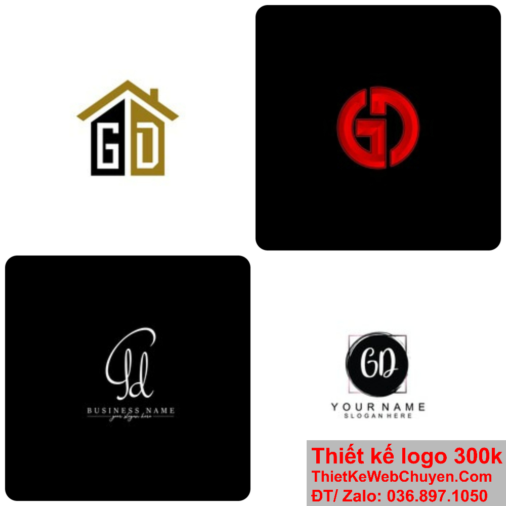Logo GĐ thể hiện sự chuyên nghiệp và sáng tạo. Logo GĐ giúp thương hiệu của bạn nổi bật hơn.
