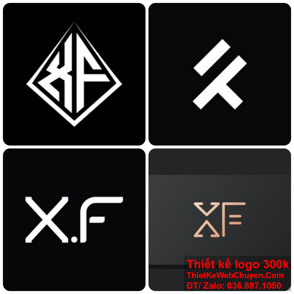 Một logo XF đẹp và độc đáo có thể tạo ra ấn tượng mạnh mẽ và dễ nhớ.