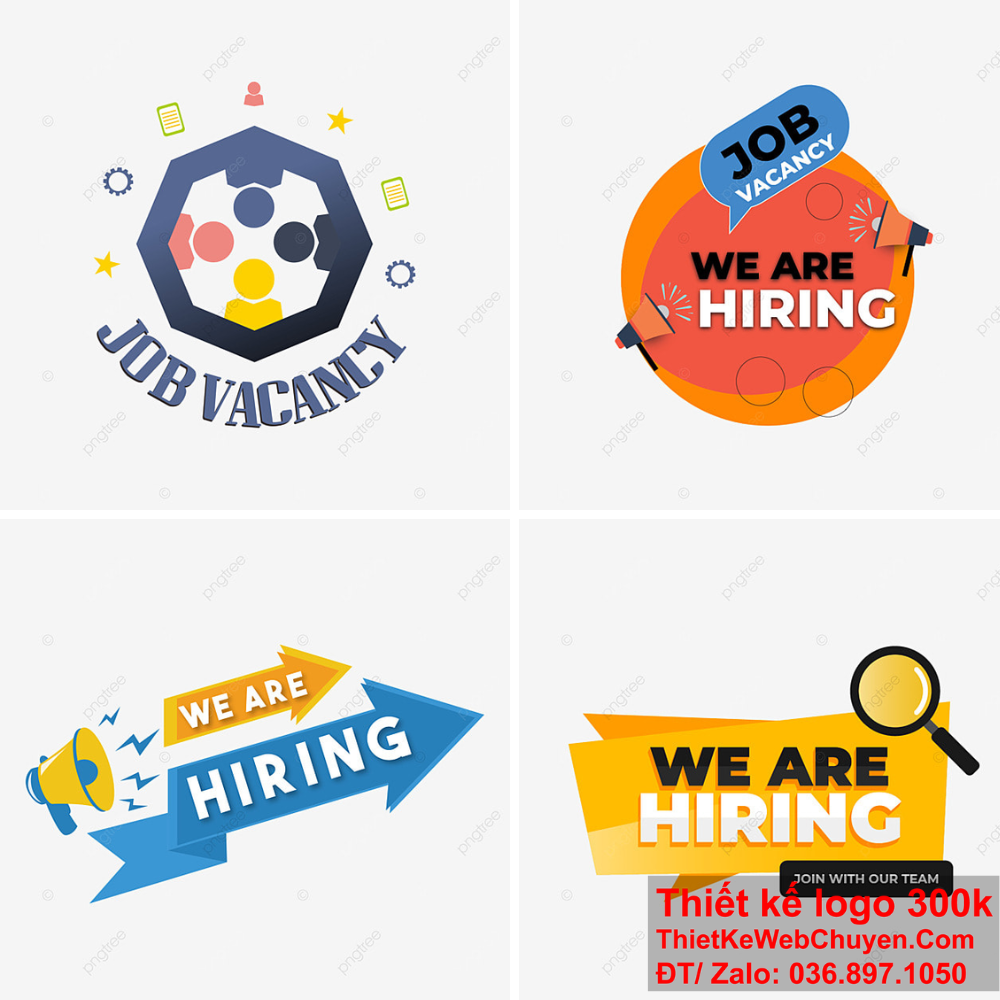 Logo tuyển dụng thường là biểu tượng của sự chuyên nghiệp và sự chào đón. Một logo tuyển dụng độc đáo có thể tạo ra sự ấn tượng và thu hút ứng viên tiềm năng.