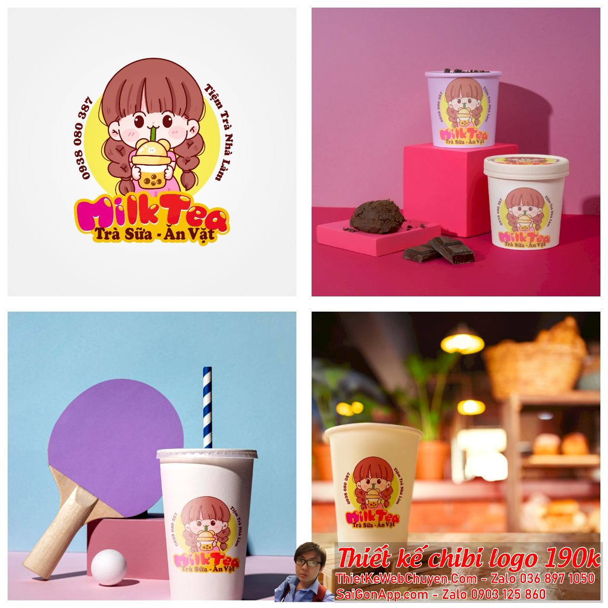 Một mẫu logo chibi bé gái độc đáo có thể làm nổi bật thương hiệu trên thị trường. Thiết kế logo chibi bé gái thường mang lại cảm giác vui vẻ và hạnh phúc.