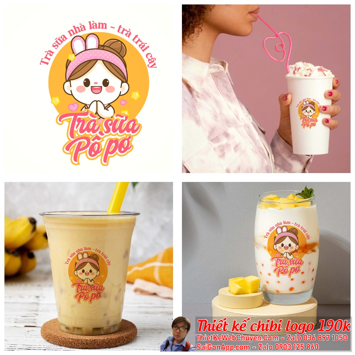 Mẫu thiết kế logo chibi bé gái có thể thể hiện tính cách và giá trị của thương hiệu một cách rõ ràng. Một mẫu logo chibi bé gái độc đáo có thể làm nổi bật thương hiệu trong lòng khách hàng nhỏ tuổi.