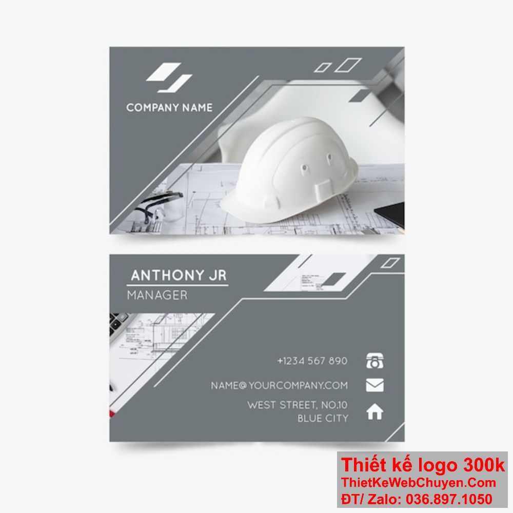 Mẫu name card visit (danh thiếp) công ty xây dựng - tạo ấn tượng vững chắc như các công trình của bạn. Tạo dựng niềm tin với mẫu name card visit (danh thiếp) công ty xây dựng, thiết kế chuyên nghiệp.