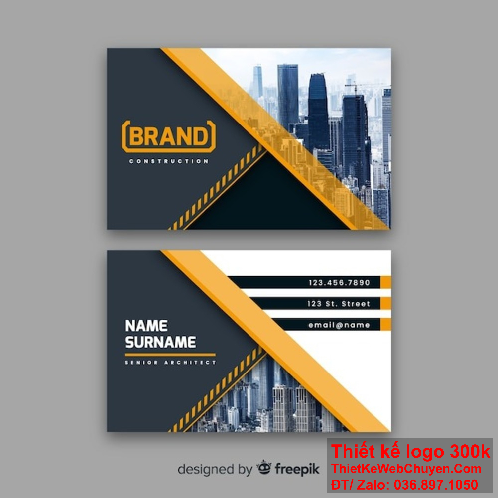 Mẫu name card visit (danh thiếp) công ty xây dựng giúp bạn nổi bật trong mọi cuộc gặp gỡ kinh doanh. Mỗi chi tiết trên mẫu name card visit (danh thiếp) công ty xây dựng đều thể hiện đẳng cấp và sự chuyên nghiệp.