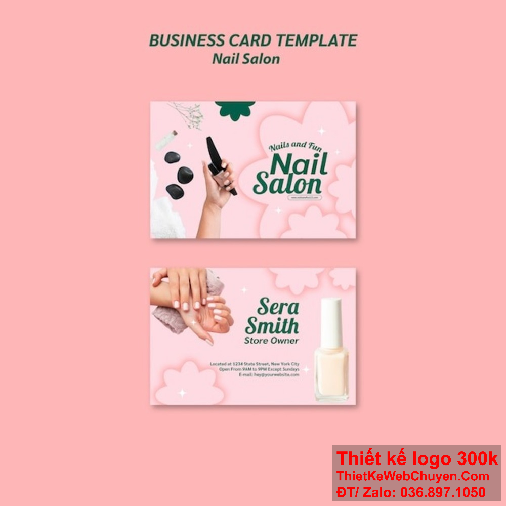 Mẫu name card visit nail đẹp - Bí quyết kết nối khách hàng với salon của bạn. Tạo ấn tượng đầu tiên không thể phai mờ với mẫu name card visit nail đẹp.