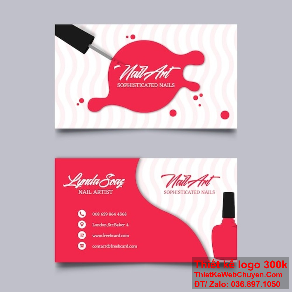 Thiết kế mẫu danh thiếp nail đẹp, mang lại vẻ ngoài chuyên nghiệp cho thương hiệu của bạn. Khám phá ngay các mẫu danh thiếp nail đẹp, nâng tầm thương hiệu của bạn.