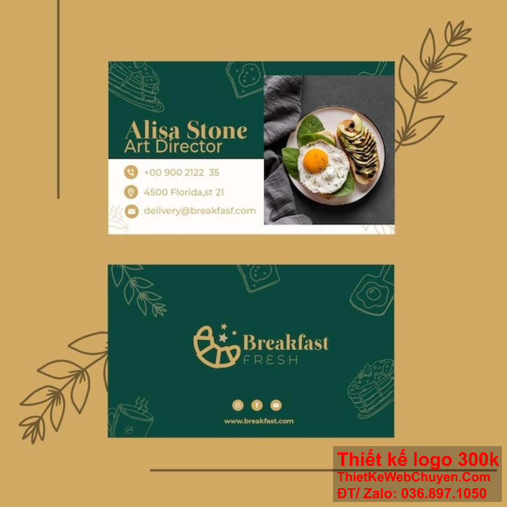 Làm thế nào để thiết kế mẫu name card visit quán ăn đẹp và thu hút? Danh thiếp quán ăn đẹp - Bước đầu tiên để xây dựng hình ảnh thương hiệu ấn tượng.