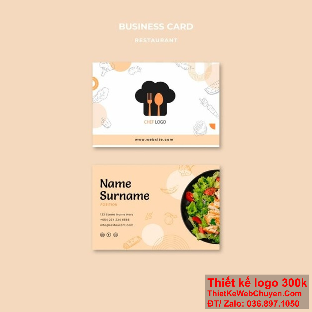 Danh thiếp quán ăn đẹp: Yếu tố quyết định để khách hàng nhớ đến bạn. Mẫu name card visit quán ăn đẹp: Sự khởi đầu lý tưởng cho mọi cuộc gặp gỡ kinh doanh.