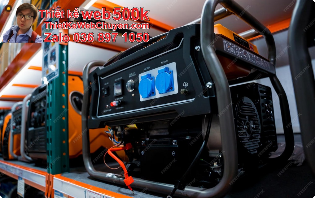 Nâng cấp web bán Máy phát điện máy bơm