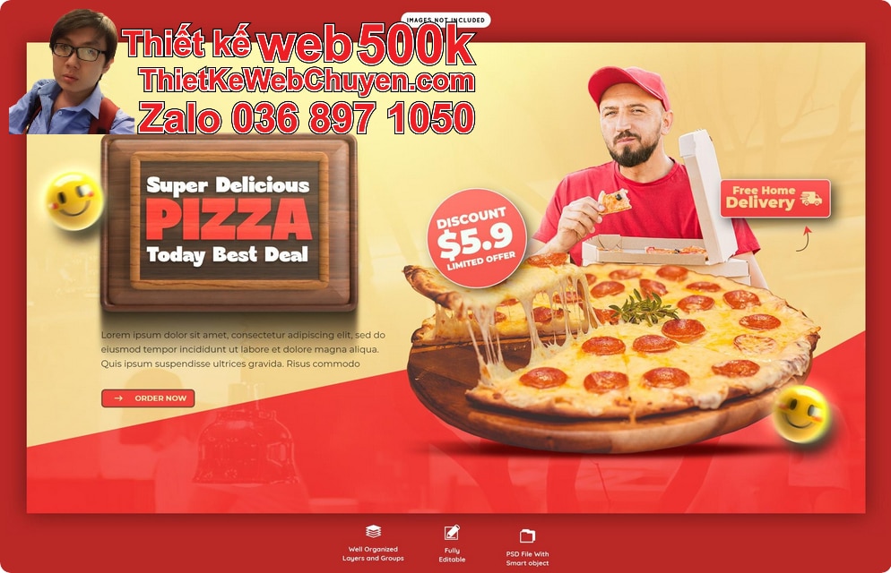Nâng cấp web bán bánh pizza Nâng cấp web bán bánh pizza