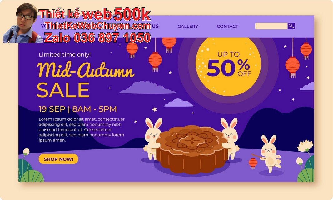 Nâng cấp web bán bánh trung thu Nâng cấp web bán bánh trung thu