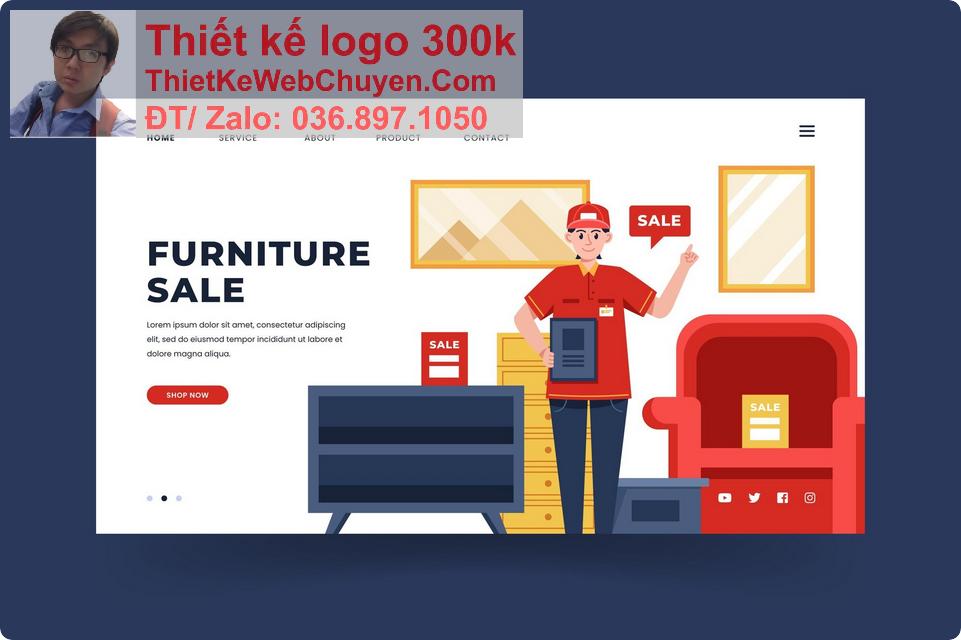 Nâng cấp web bán hàng nội thất Nâng cấp web bán hàng nội thất