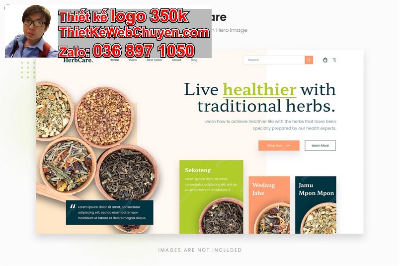 Nâng cấp web bán thảo dược