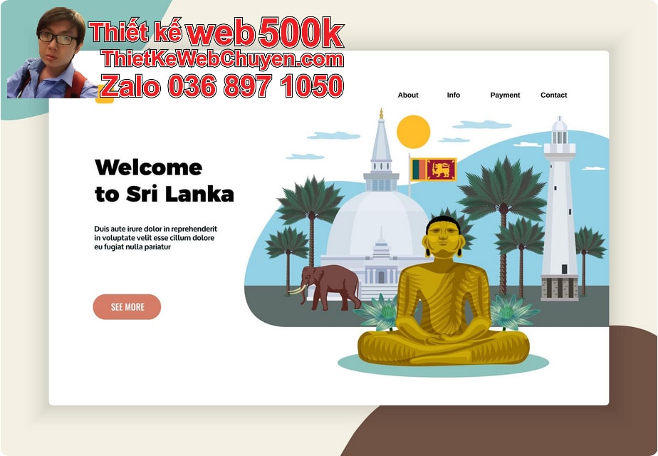 Nâng cấp web cho nhà chùa Phật giáo