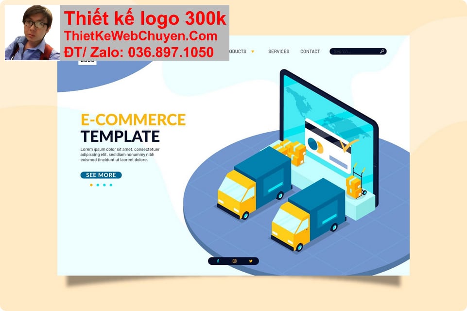 Nâng cấp web công ty Ecommerce