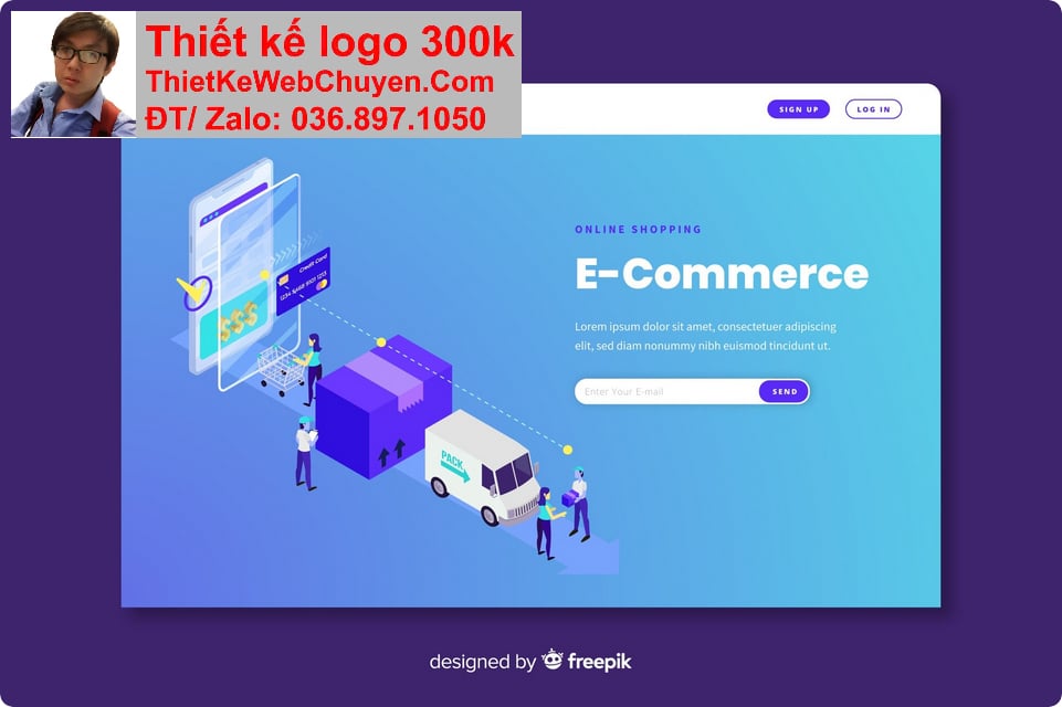 Nâng cấp web công ty Ecommerce