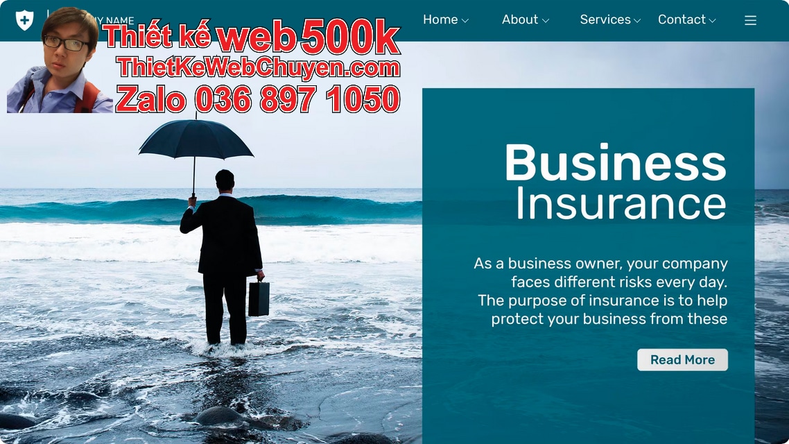 Nâng cấp web công ty bán bảo hiểm Nâng cấp web công ty bán bảo hiểm