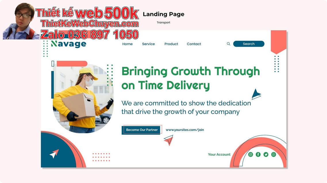 Nâng cấp web công ty giao hàng nhanh Nâng cấp web công ty giao hàng nhanh