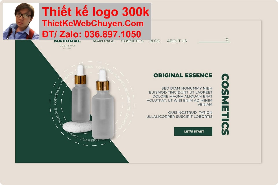 Nâng cấp web công ty hóa mỹ phẩm Nâng cấp web công ty hóa mỹ phẩm