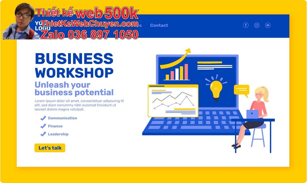 Nâng cấp web công ty kế toán