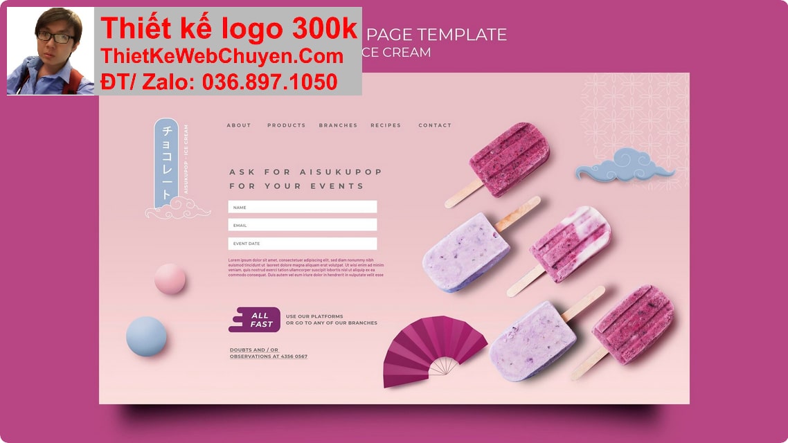 Nâng cấp web công ty kem Nâng cấp web công ty kem