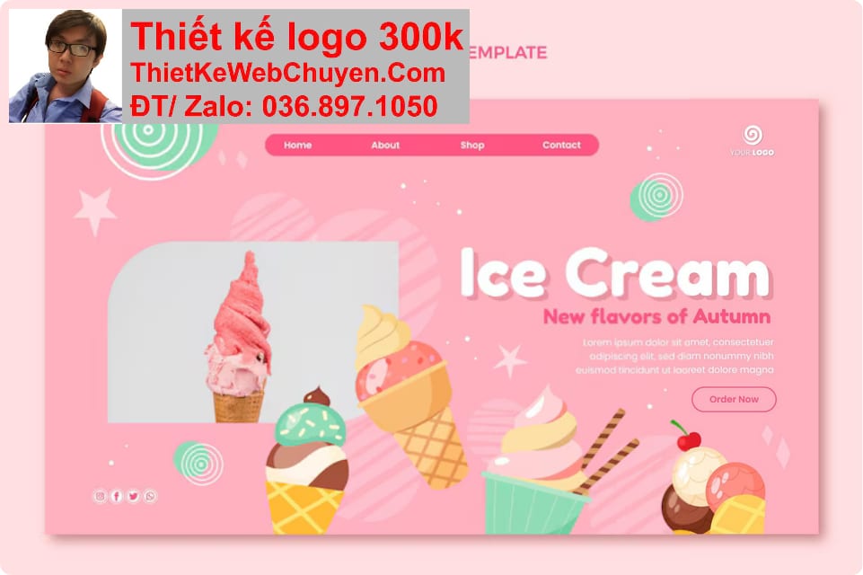 Nâng cấp web công ty kem Nâng cấp web công ty kem