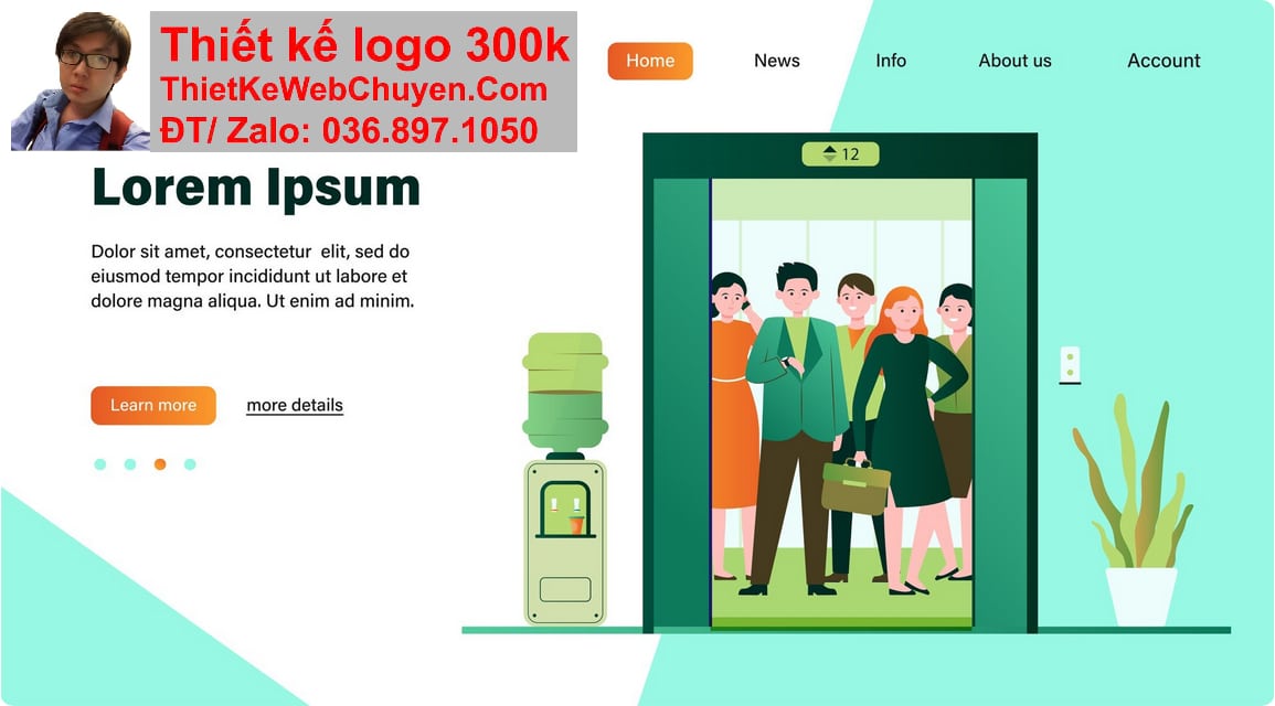 Nâng cấp web công ty thang máy Nâng cấp web công ty thang máy