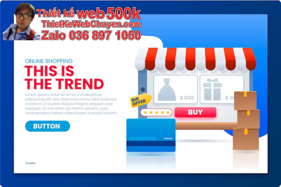 Nâng cấp web cửa hàng bách hoá