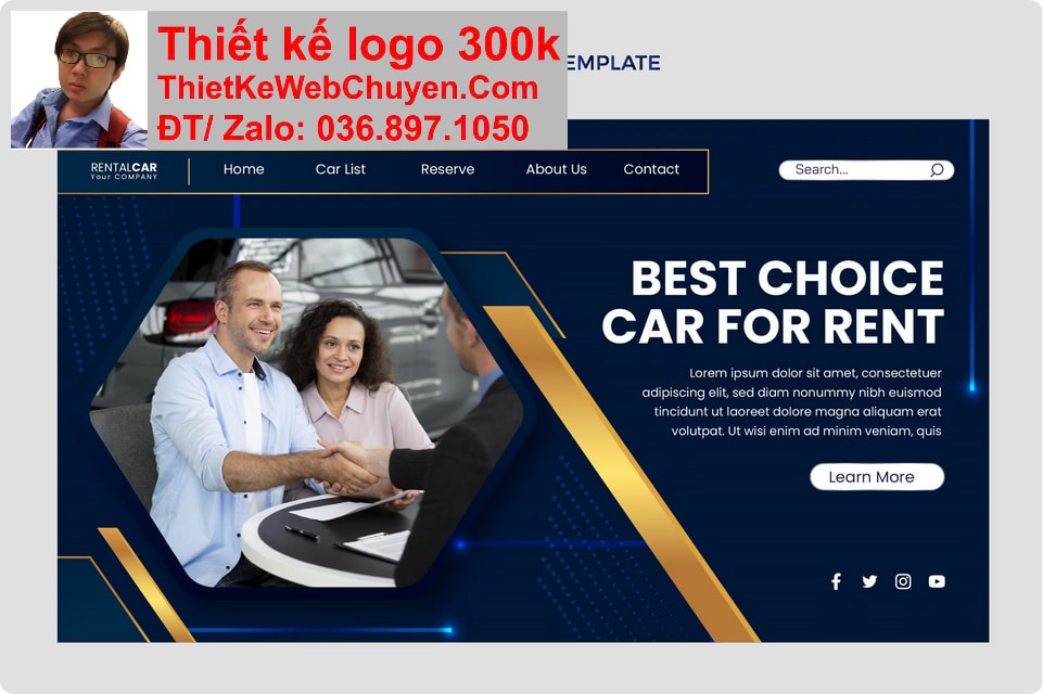 Nâng cấp web dịch vụ cho thuê xe Nâng cấp web dịch vụ cho thuê xe