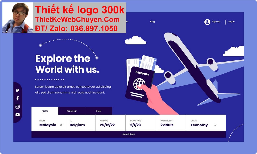 Nâng cấp web dịch vụ tư vấn Visa Nâng cấp web dịch vụ tư vấn Visa