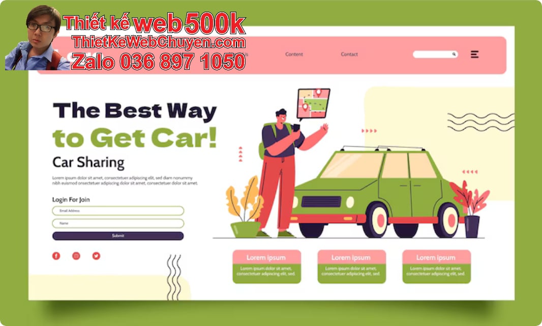 Nâng cấp web dịch vụ xe grab Nâng cấp web dịch vụ xe grab