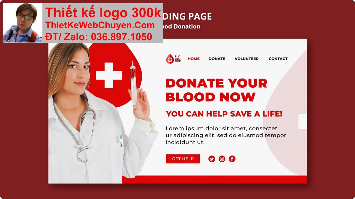 Nâng cấp web hội chữ thập đỏ