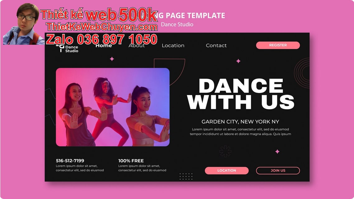 Nâng cấp web hội khiêu vũ