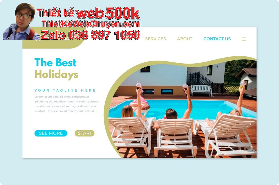 Nâng cấp web homestay Nâng cấp web homestay