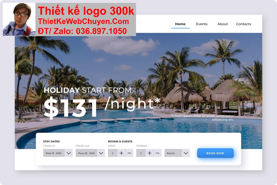 Nâng cấp web khách sạn nhà nghỉ resort Nâng cấp web khách sạn nhà nghỉ resort