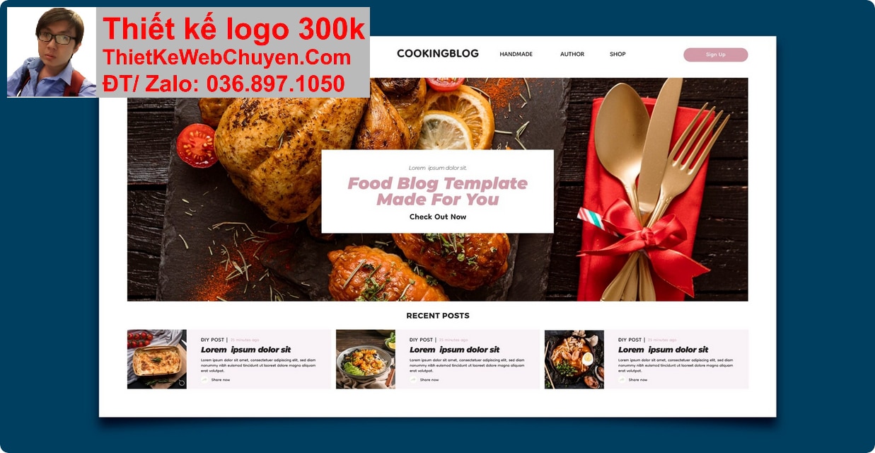 Nâng cấp web nhà hàng