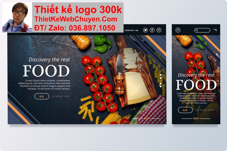 Nâng cấp web nhà hàng