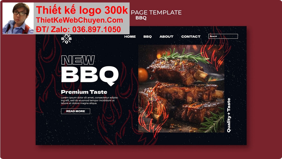 Nâng cấp web nhà hàng Buffee BBQ Nâng cấp web nhà hàng Buffee BBQ