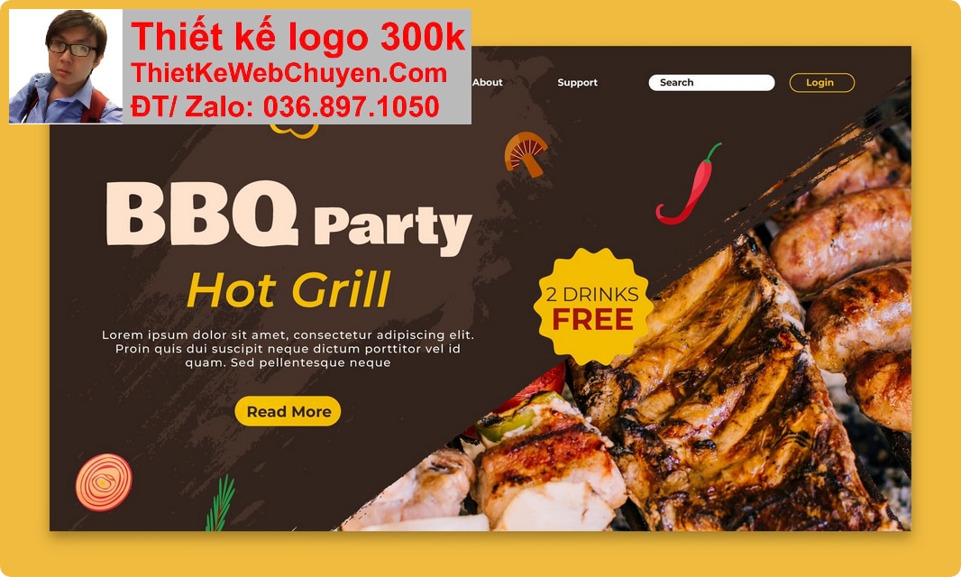 Nâng cấp web nhà hàng Buffee BBQ Nâng cấp web nhà hàng Buffee BBQ