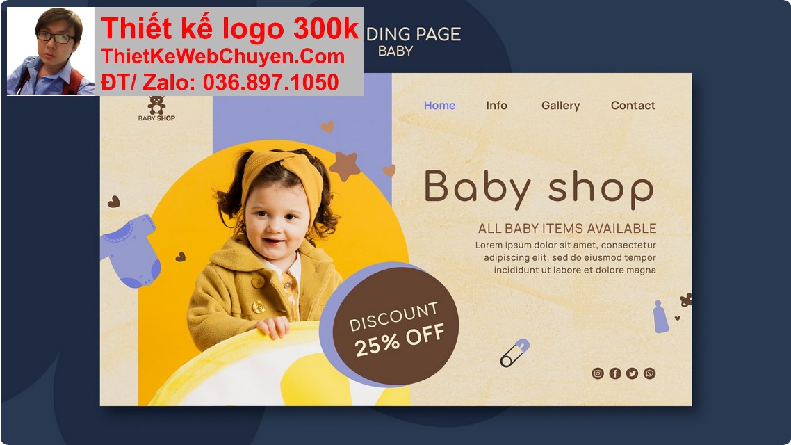 Nâng cấp web shop bán đồ mẹ và bé Nâng cấp web shop bán đồ mẹ và bé