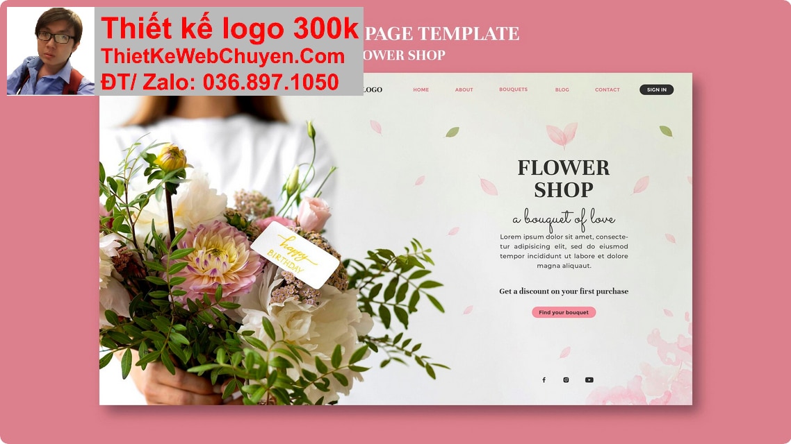 Nâng cấp web shop bán hoa tươi Nâng cấp web shop bán hoa tươi