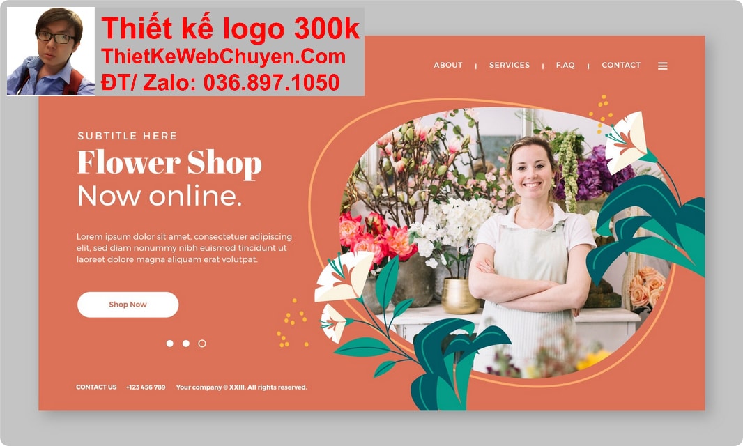 Nâng cấp web shop bán hoa tươi Nâng cấp web shop bán hoa tươi