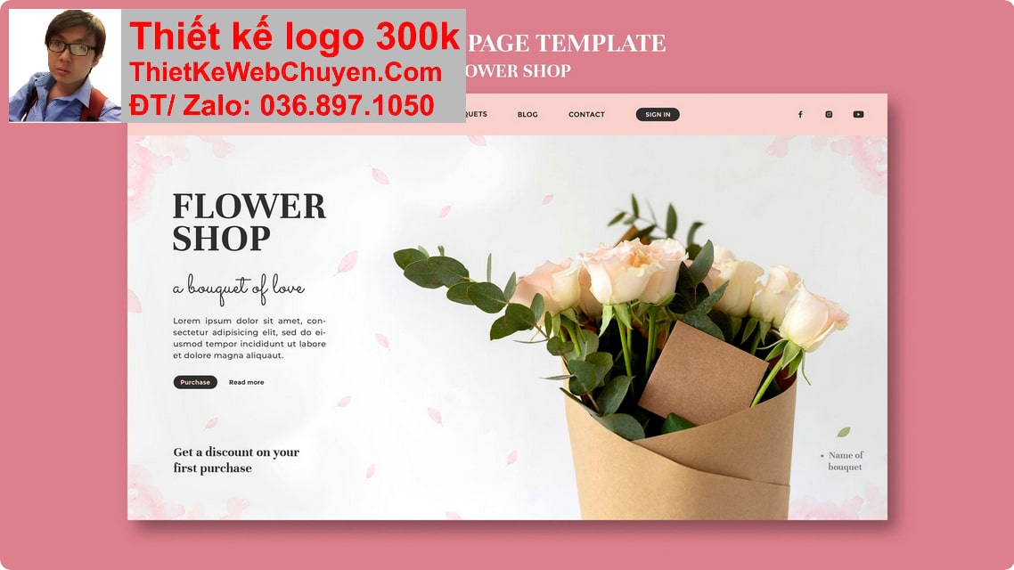 Nâng cấp web shop bán hoa tươi Nâng cấp web shop bán hoa tươi