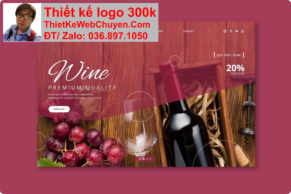 Nâng cấp web shop bán rượu vang Nâng cấp web shop bán rượu vang