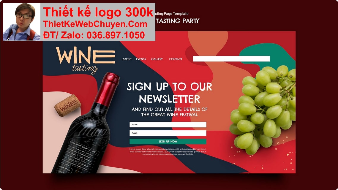 Nâng cấp web shop bán rượu vang Nâng cấp web shop bán rượu vang