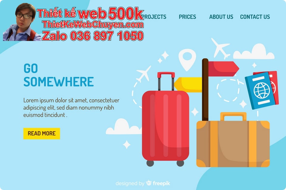 Nâng cấp web shop bán vali kéo Nâng cấp web shop bán vali kéo