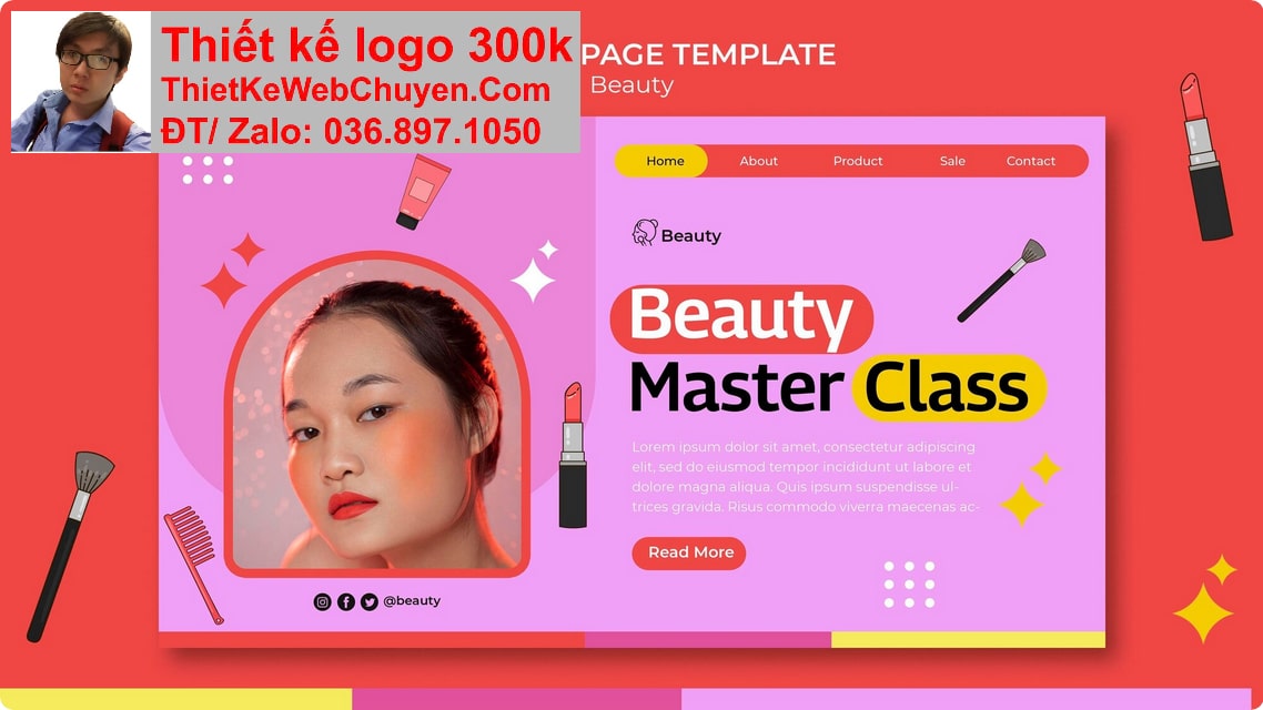 Nâng cấp web shop son môi Nâng cấp web shop son môi