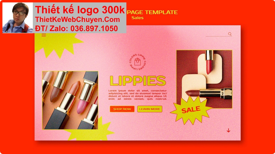 Nâng cấp web shop son môi Nâng cấp web shop son môi