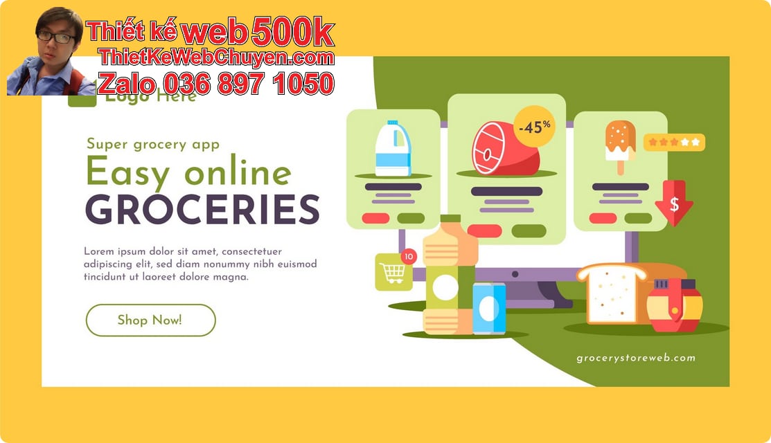 Nâng cấp web siêu thị mini Nâng cấp web siêu thị mini